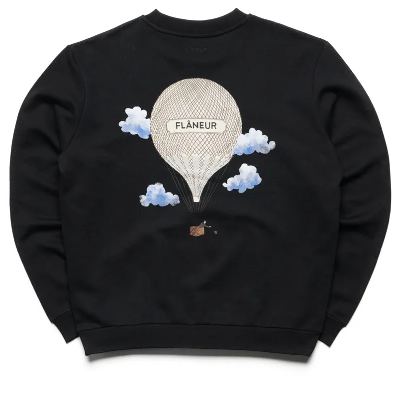 Flaneur Aeronautique Sweater - Black