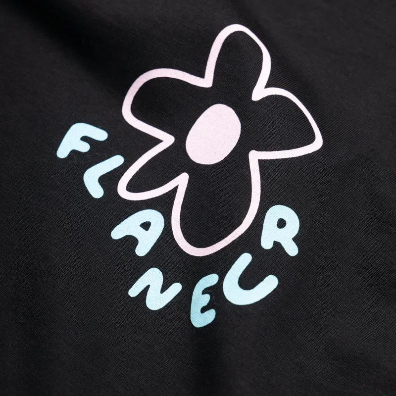 Flaneur Blossom Tee - Black