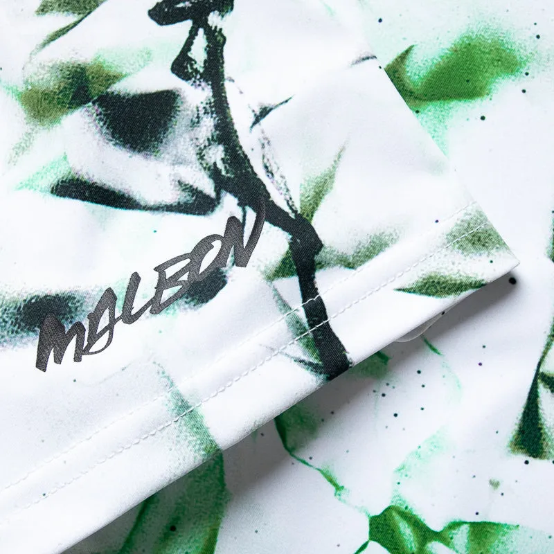 Futura Laboratories x Malbon Golf Poly Performance Polo - Camo Multi