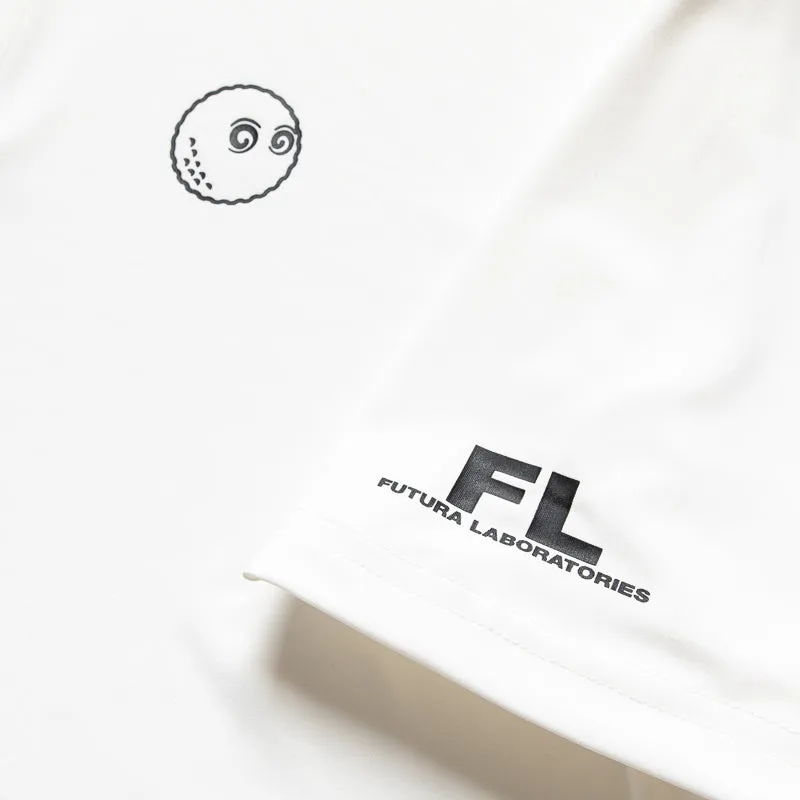 Futura Laboratories x Malbon Golf Poly Performance Polo - White
