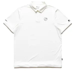 Futura Laboratories x Malbon Golf Poly Performance Polo - White