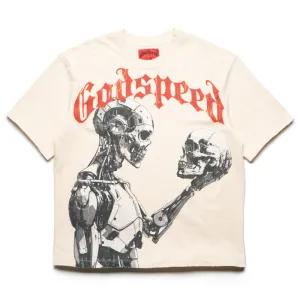 Godspeed New York Mankind vs AI Tee - Bone/Red