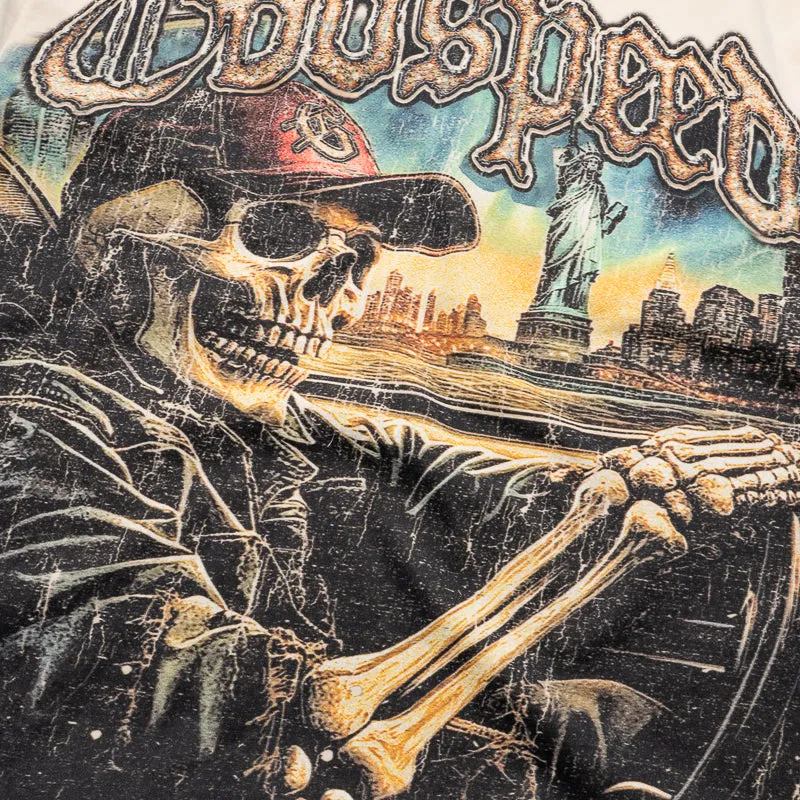 Godspeed New York Sightseeing Tee - Bone
