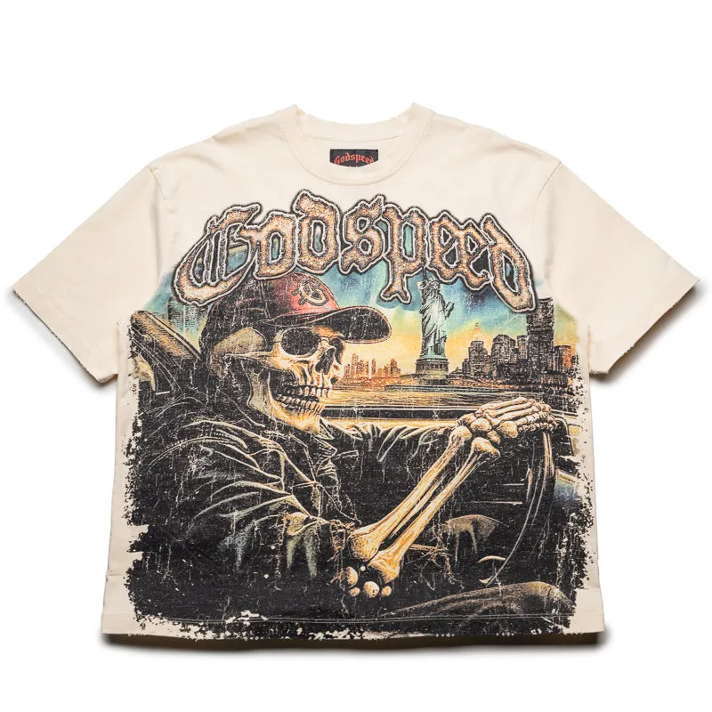 Godspeed New York Sightseeing Tee - Bone