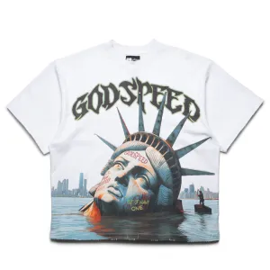 Godspeed New York Sunken Liberty Tee - White