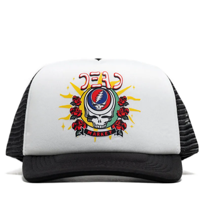 Grateful Dead x Market Solar Flare Trucker Hat - Black