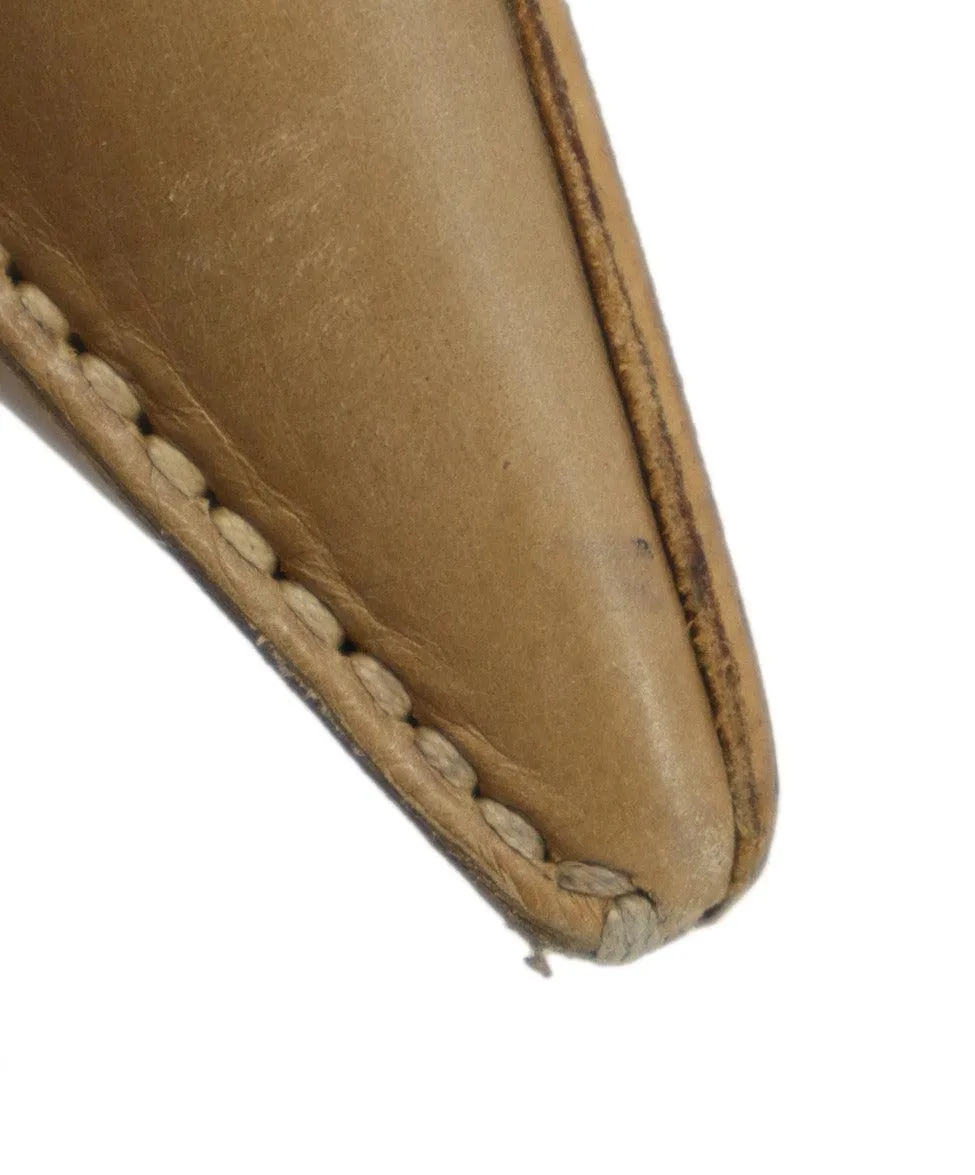 Gucci Vintage Beige Leather Heels sz 7