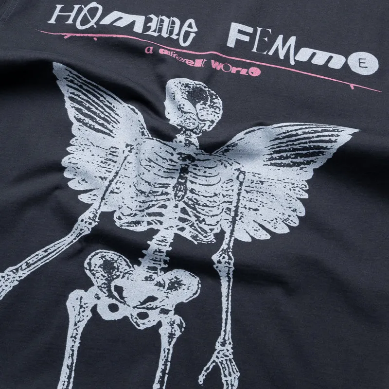 Homme Femme Circle Of Life Tee - Black