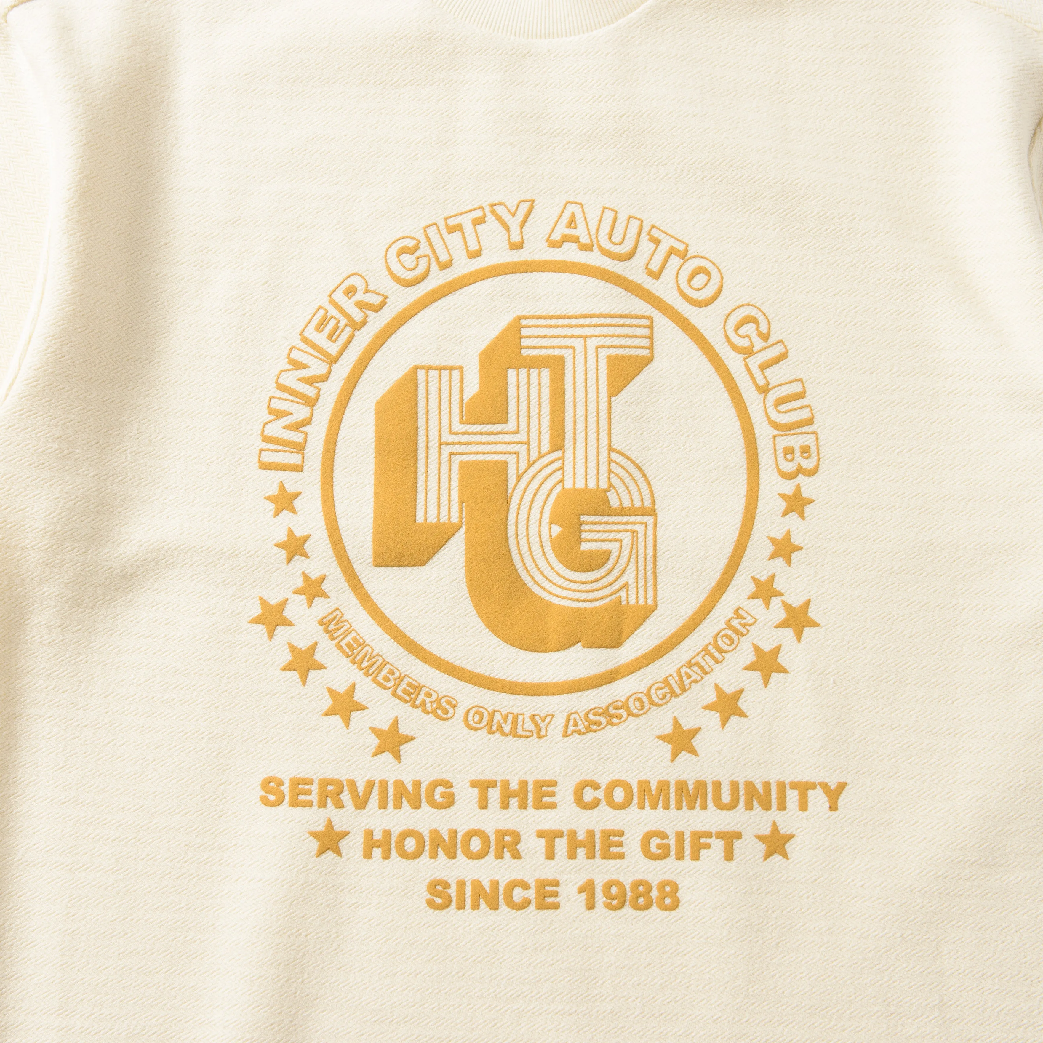 Honor The Gift Association Herringbone Tee - White