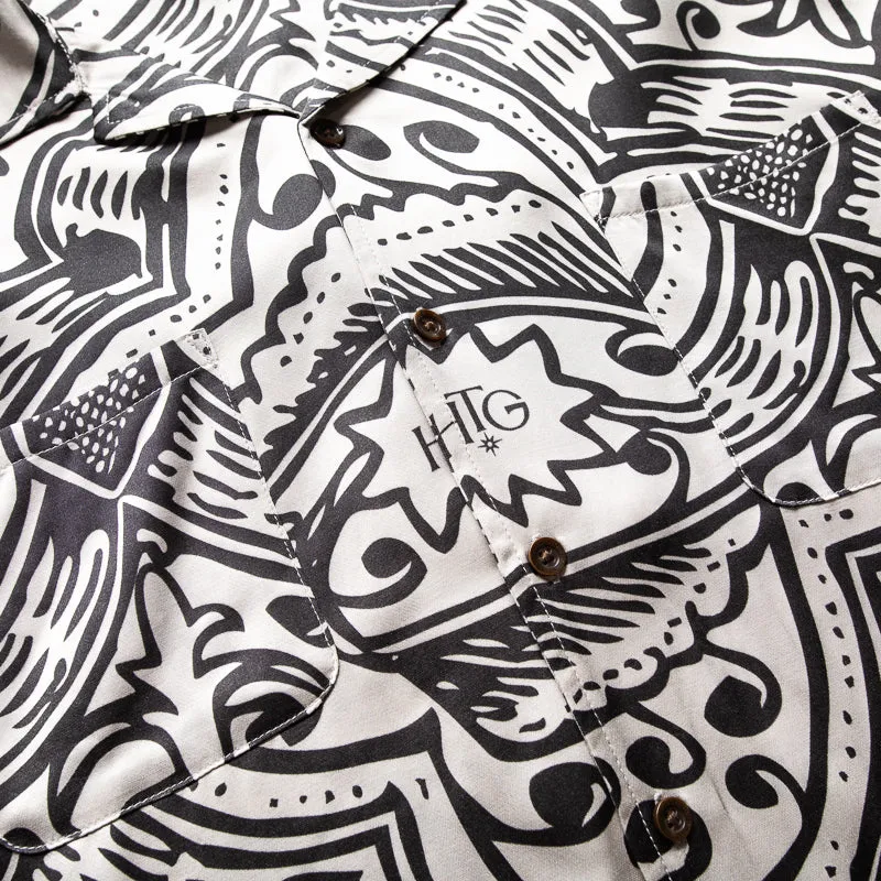 Honor The Gift LS Printed Woven L/S Shirt - Black