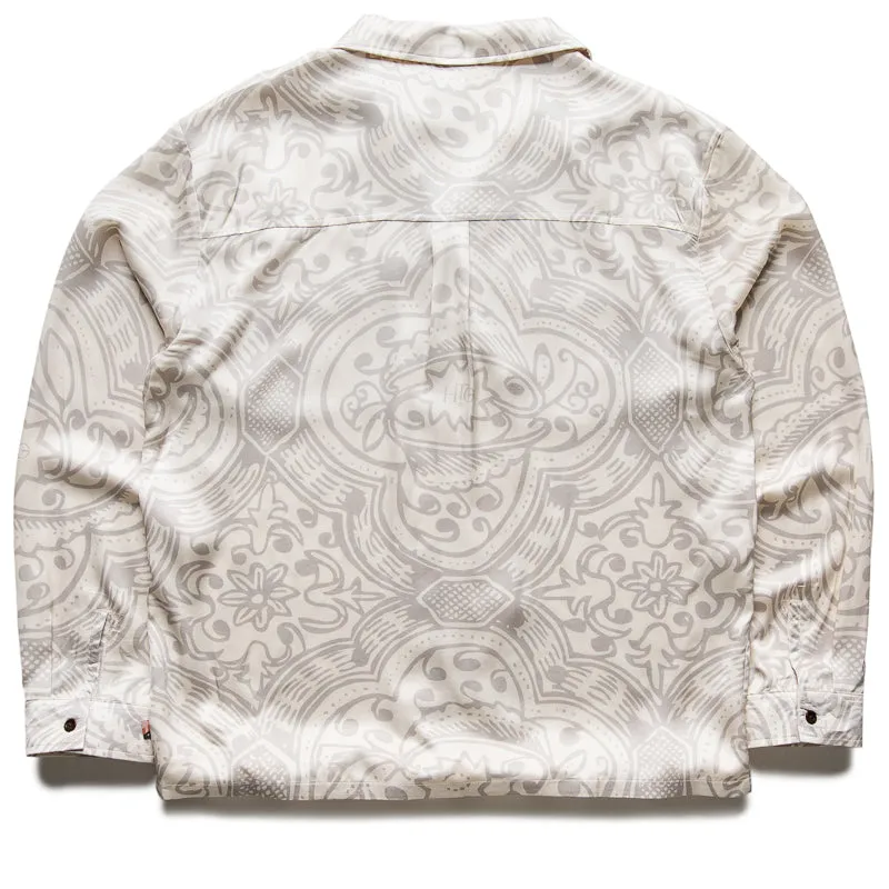 Honor The Gift LS Printed Woven L/S Shirt - Bone