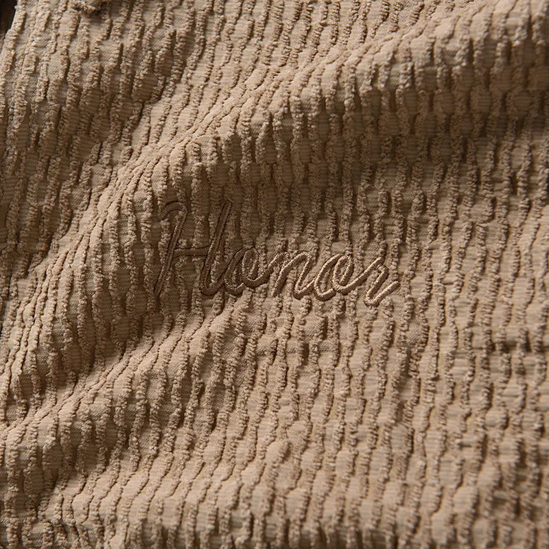 Honor The Gift Textured Knit Qtr Zip - Brown