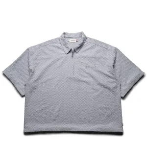 Honor The Gift Textured Knit Qtr Zip - Grey