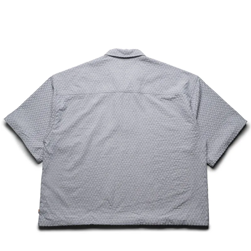 Honor The Gift Textured Knit Qtr Zip - Grey