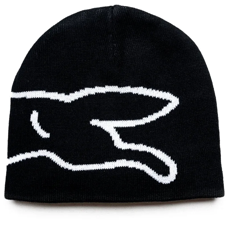 Ice Cream Big Bank Knit Cap - Black