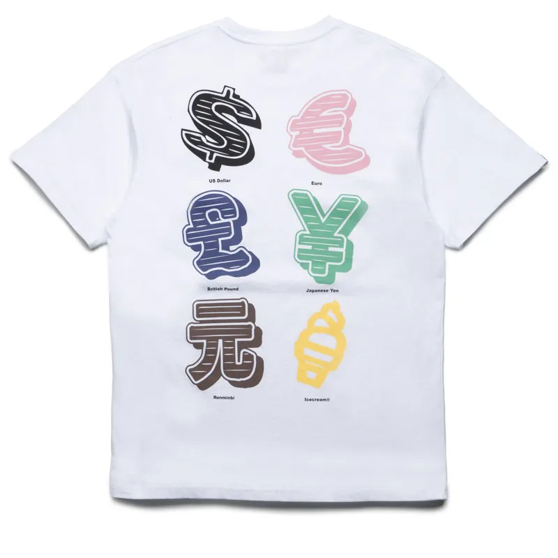 Ice Cream Cash Rules Tee - White