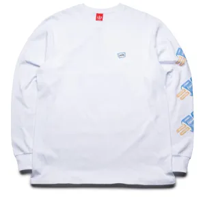 Ice Cream Dollar Pop L/S Tee - White