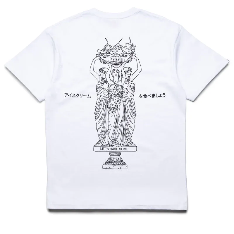 Ice Cream Fountain Tee - White