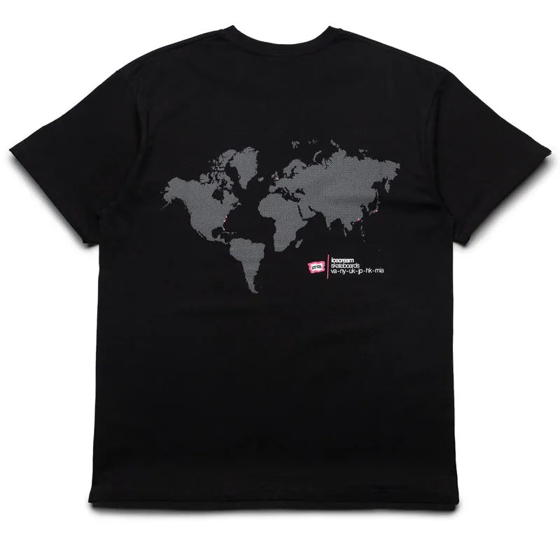 Ice Cream Location Tee - Black