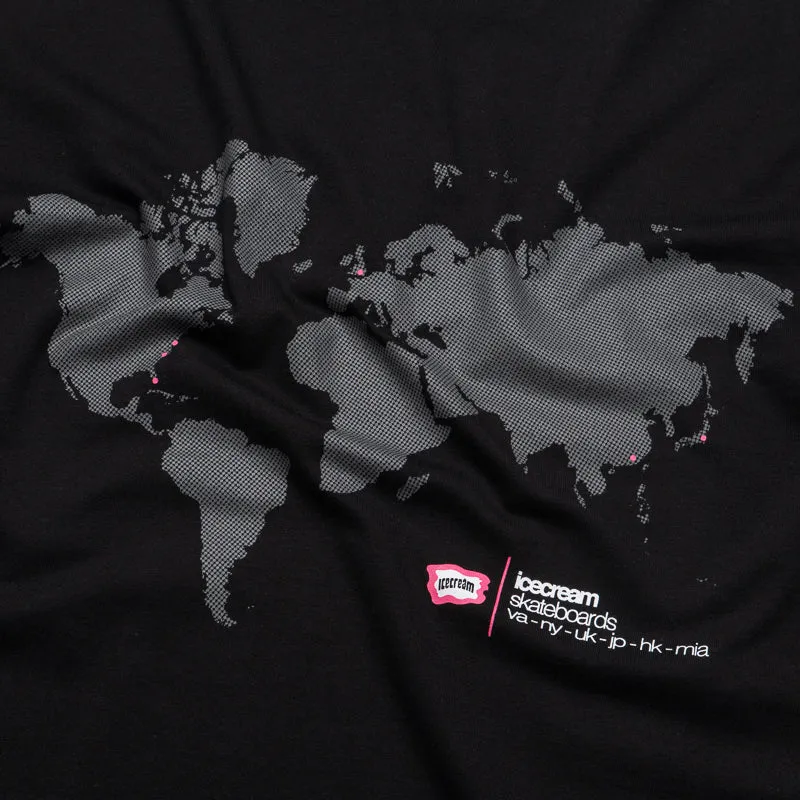 Ice Cream Location Tee - Black