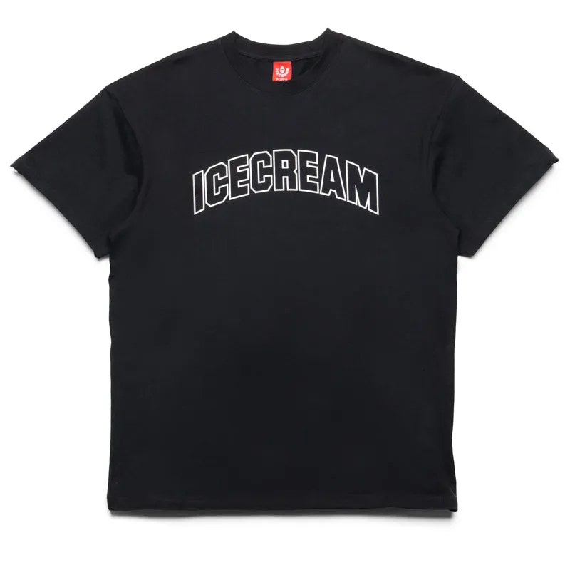 Ice Cream Outline Tee - Black