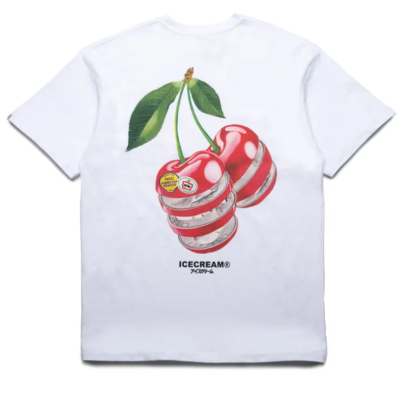 Ice Cream Quarters Tee - White