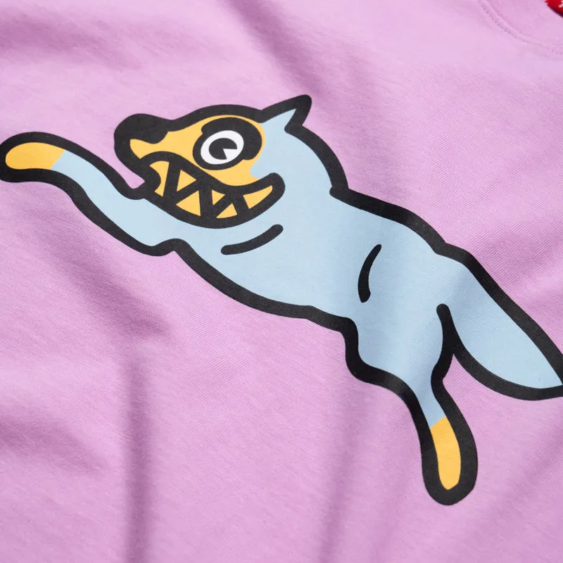 Ice Cream Running Dog Tee - Orchid