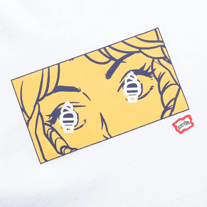 Ice Cream Seeing Cones Tee - White