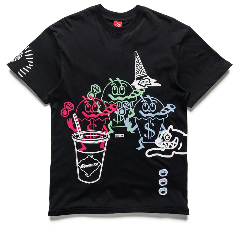 Ice Cream The Gang Knit Tee - Stretch Limo