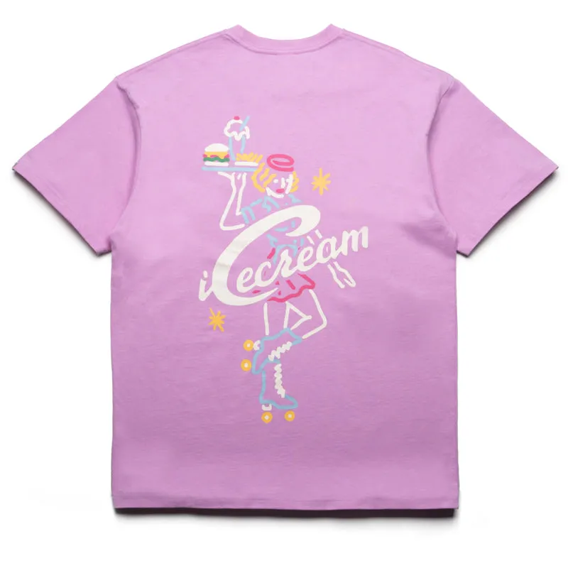 Ice Cream Waitress Tee - Orchid