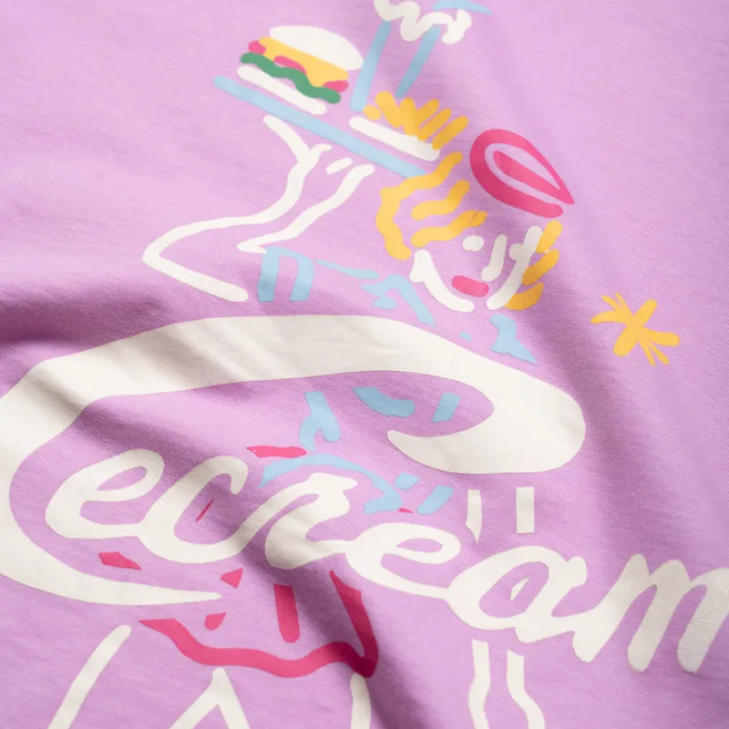 Ice Cream Waitress Tee - Orchid