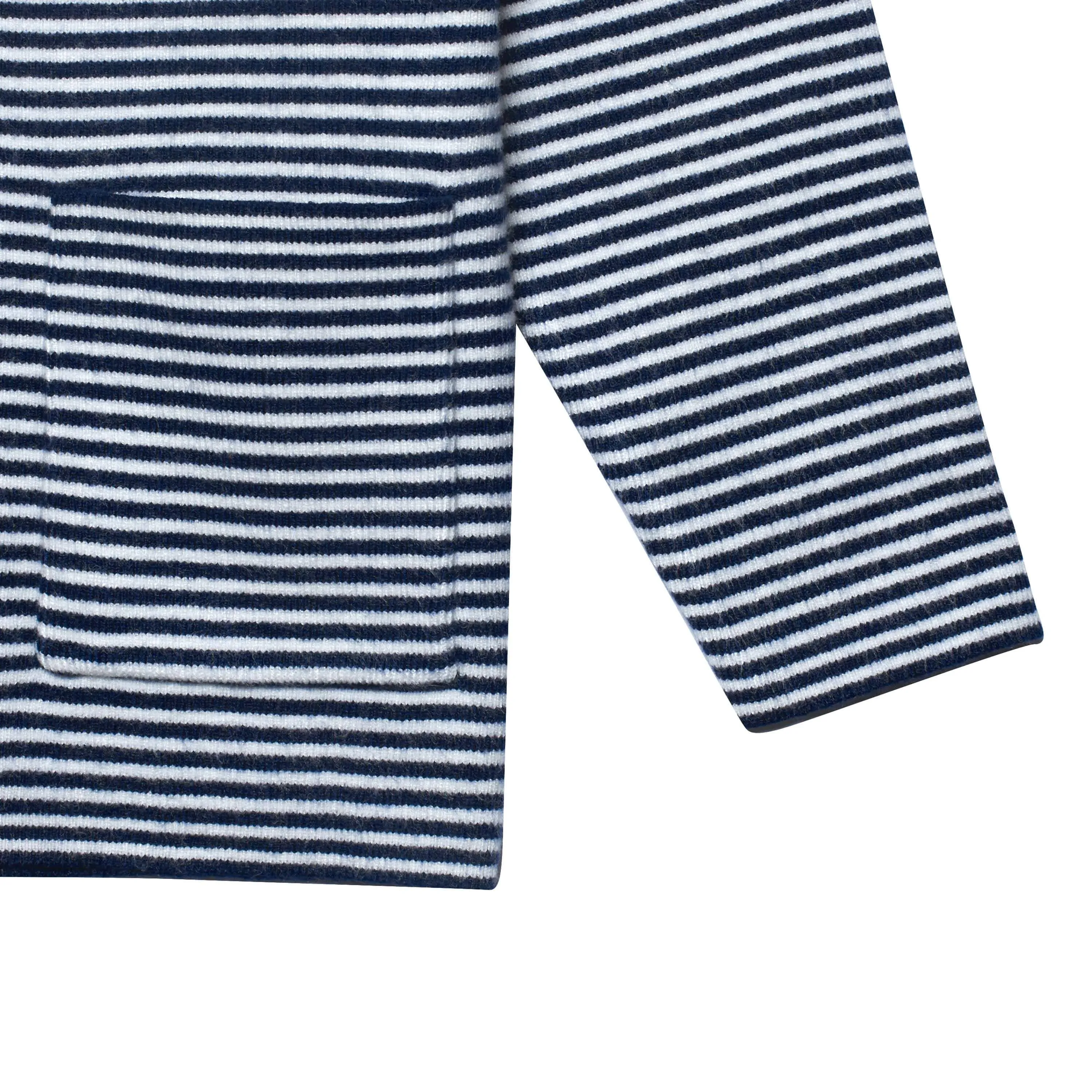 Infant & Toddler Boys Blue Striped Sweater with Pocket Gerber Childrenswea