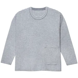 Infant & Toddler Boys Gray Heather Striped Sweater with Pocket Gerber Childrenswea