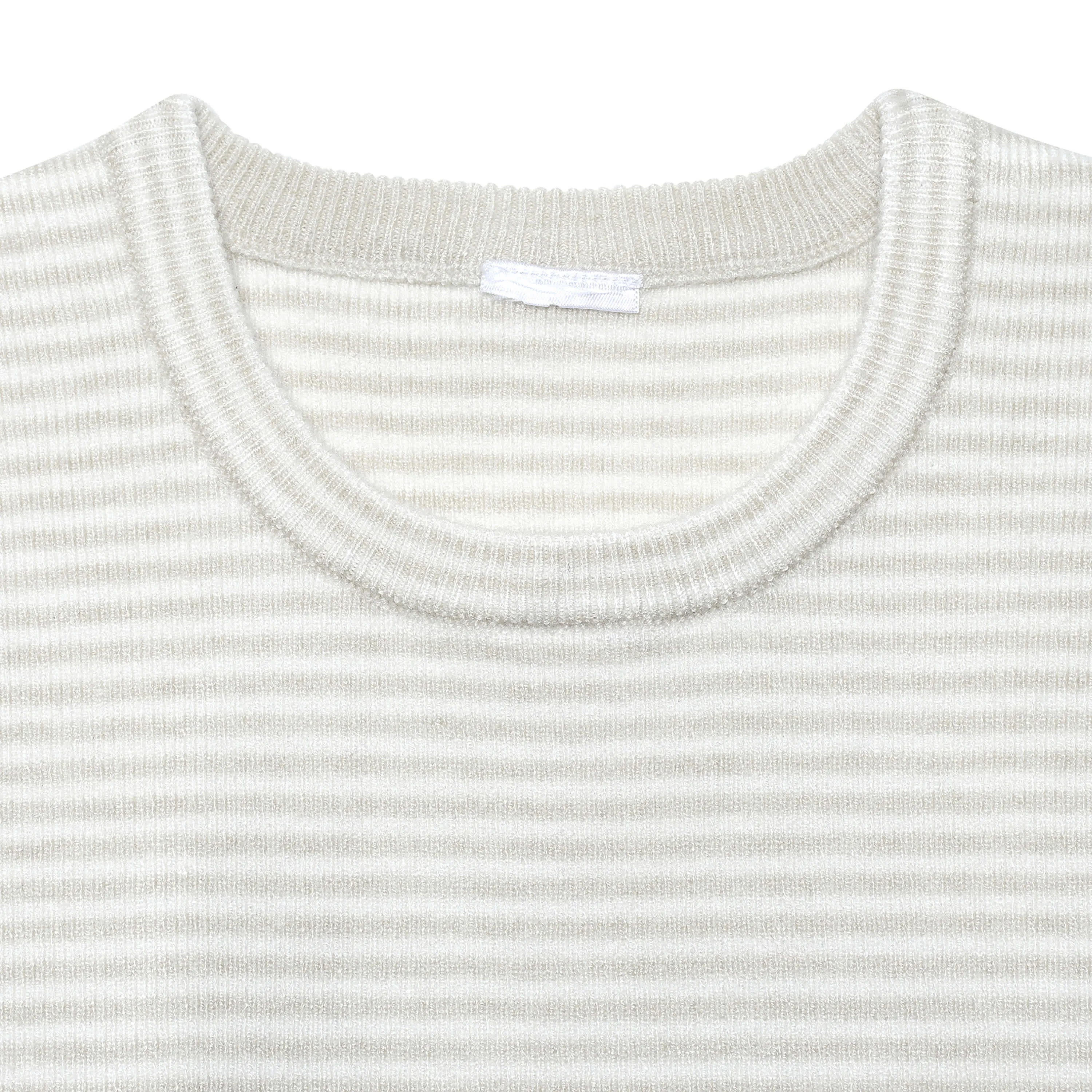 Infant & Toddler Boys Oatmeal Heather Striped Sweater with Pocket Gerber Childrenswea