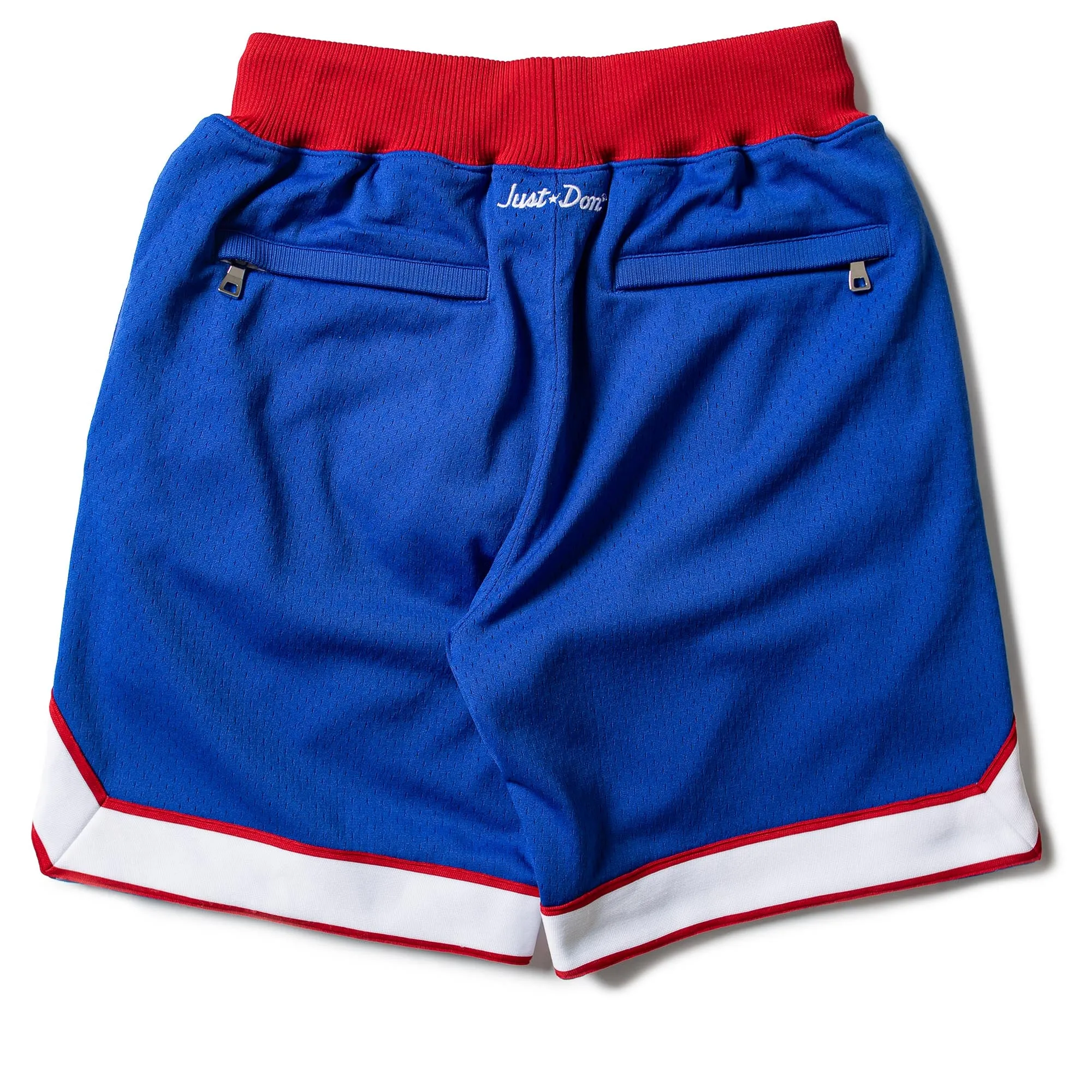 Just Don Throwback Buffalo Bills Shorts - Royal/Red