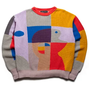 KidSuper Bauhaus Paint Palette Sweater - Multi