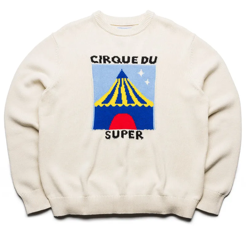 KidSuper Cirque Du Super Tent Sweater - Cream