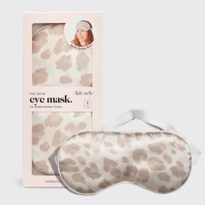 KITSCH - LEOPARD SATIN SLEEP MASK