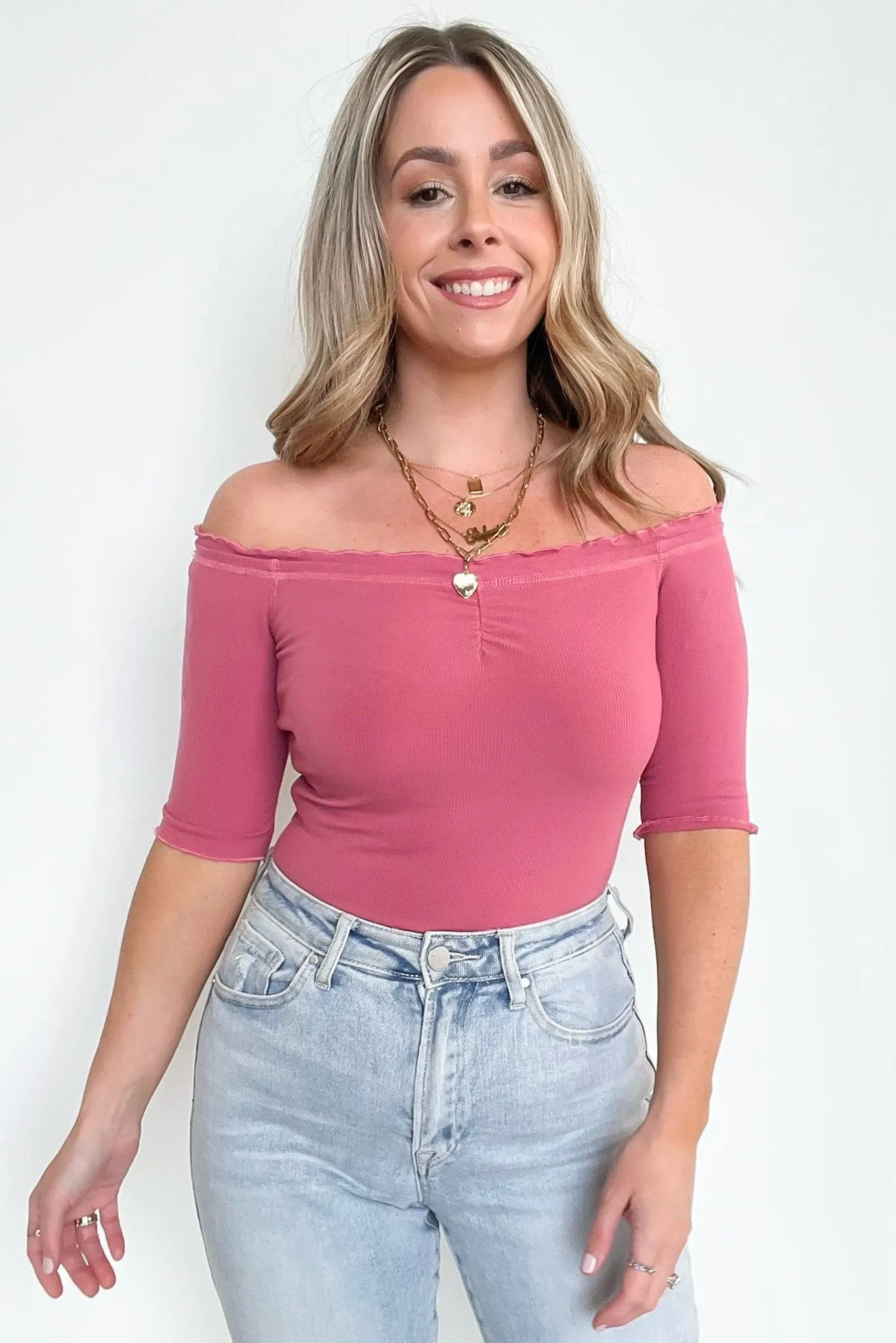 Kobey Lettuce Ruffle Edge Top - FINAL SALE