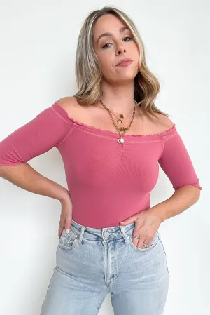 Kobey Lettuce Ruffle Edge Top - FINAL SALE