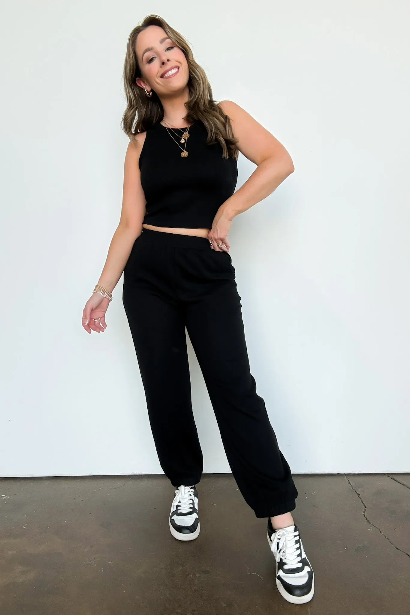 Lynae Ribbed Joggers - FINAL SALE
