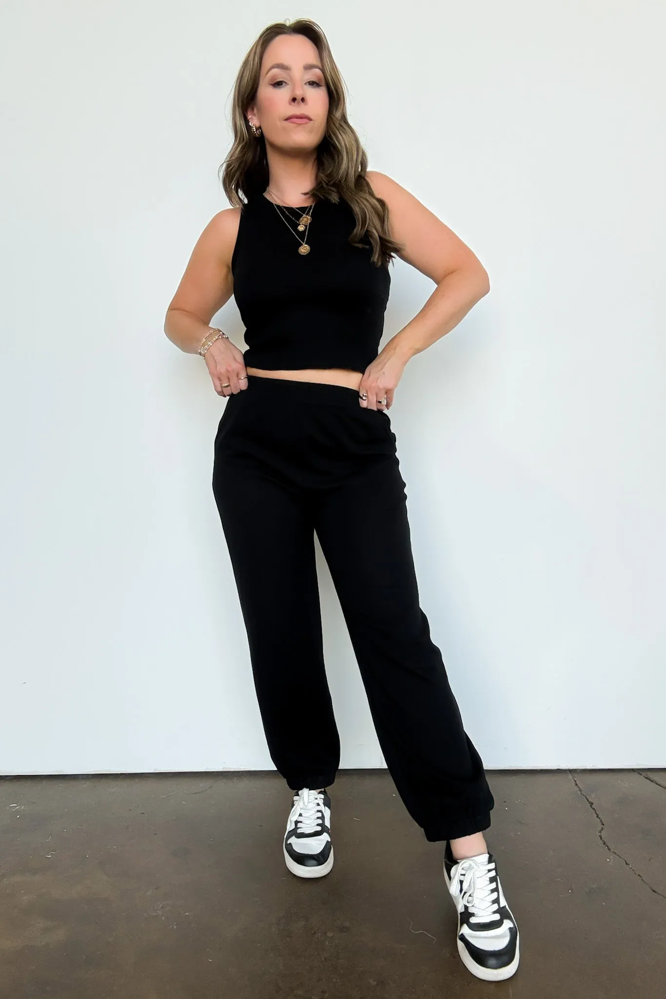 Lynae Ribbed Joggers - FINAL SALE