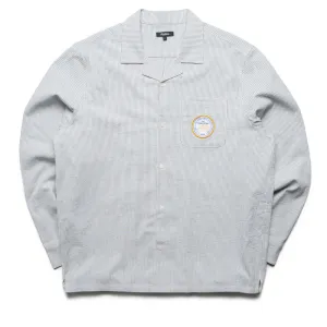 Malbon Golf Saint Tropez Seersucker L/S Shirt - Blue