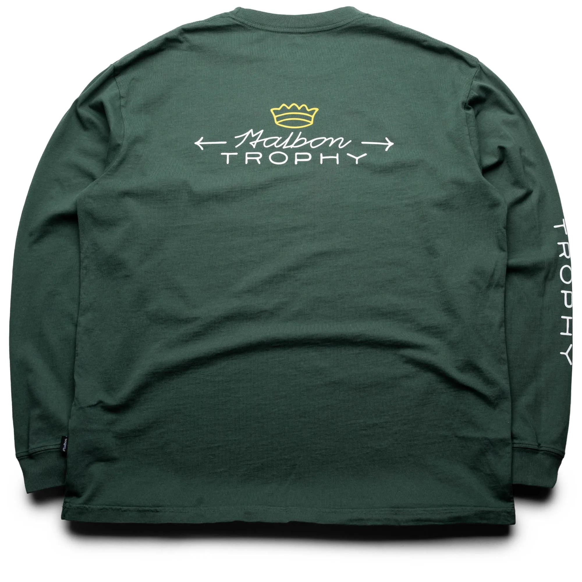 Malbon Golf Trophy L/S Tee - Malbon Green