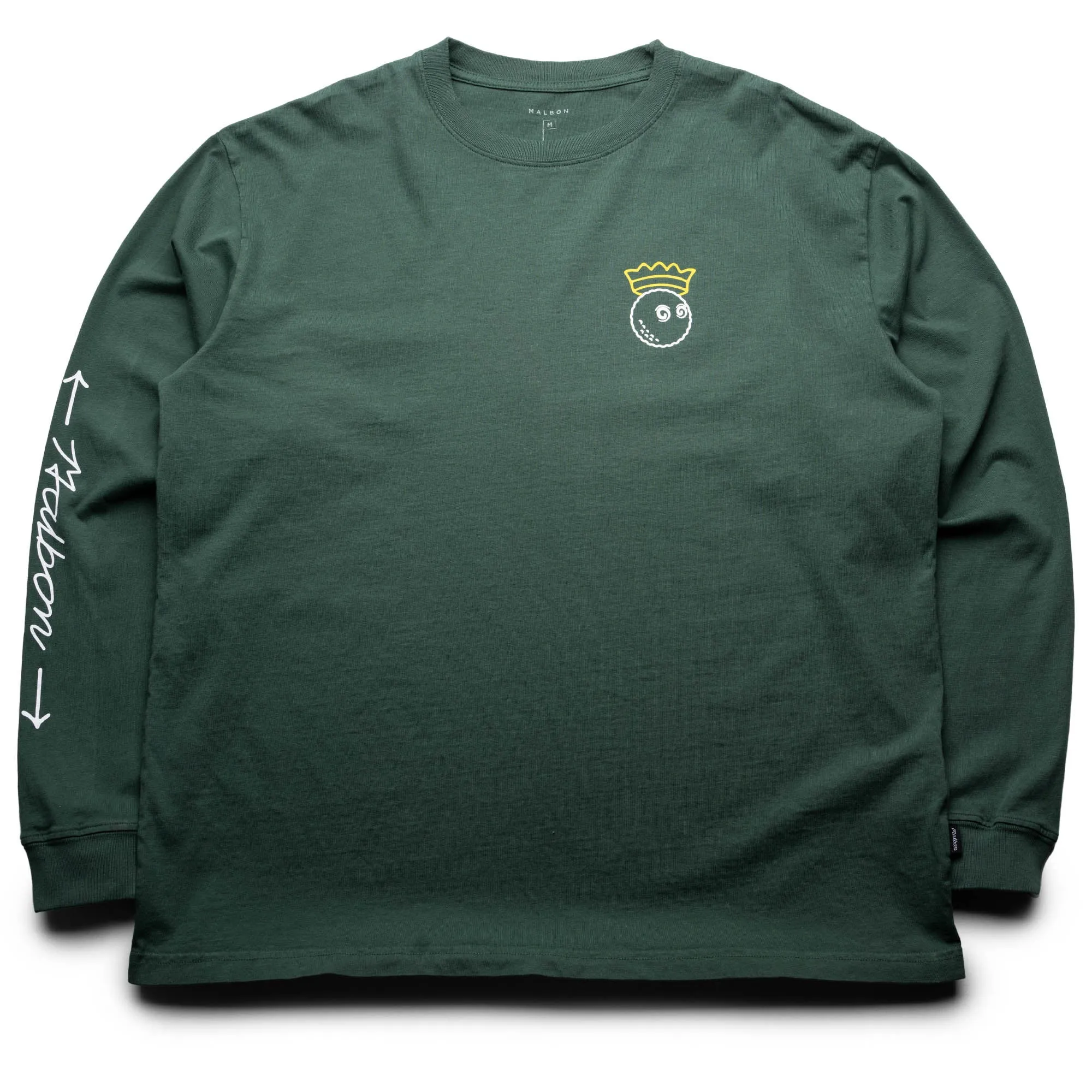 Malbon Golf Trophy L/S Tee - Malbon Green
