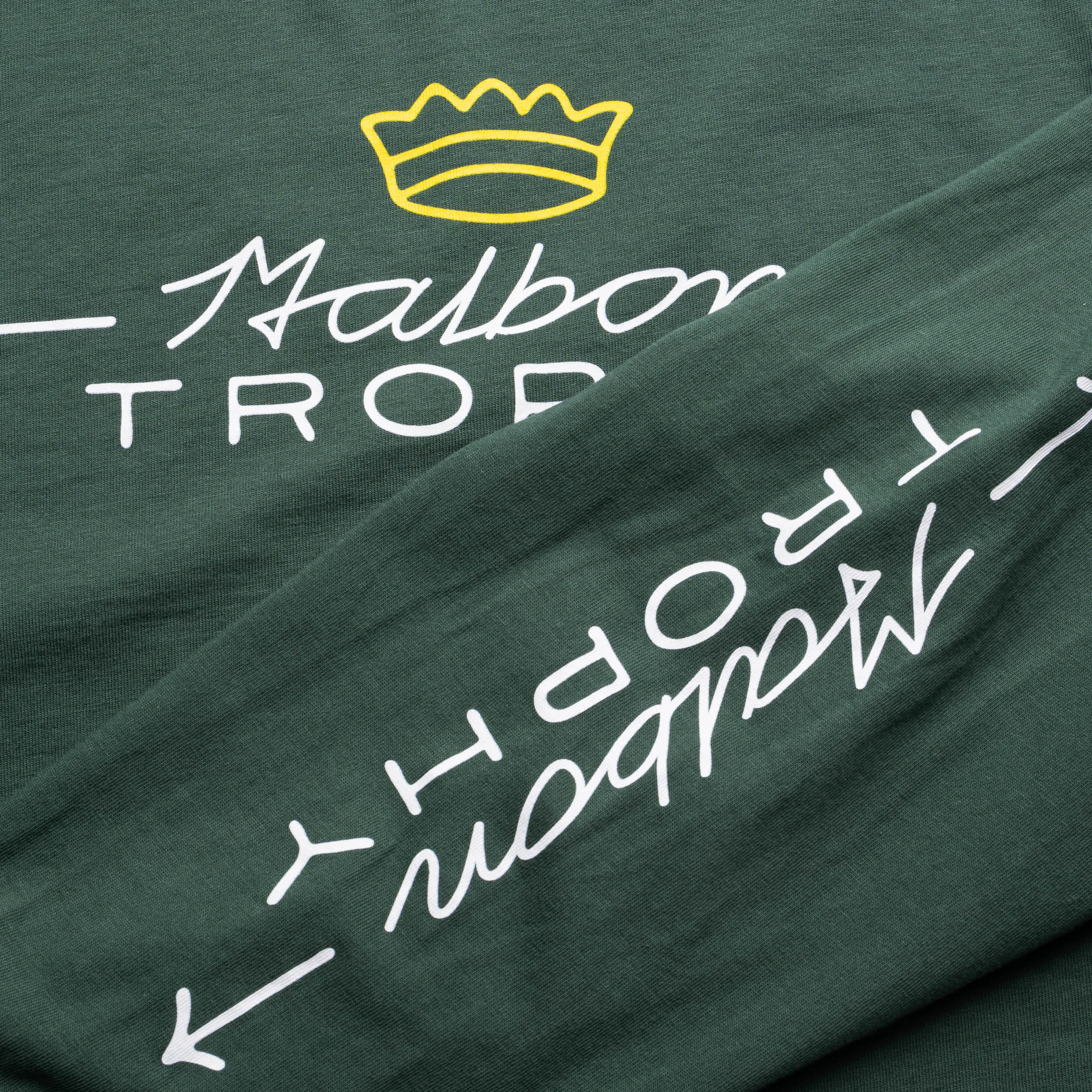 Malbon Golf Trophy L/S Tee - Malbon Green
