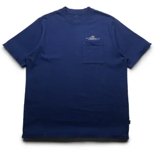Malbon Golf Trophy Pocket Tee - Navy