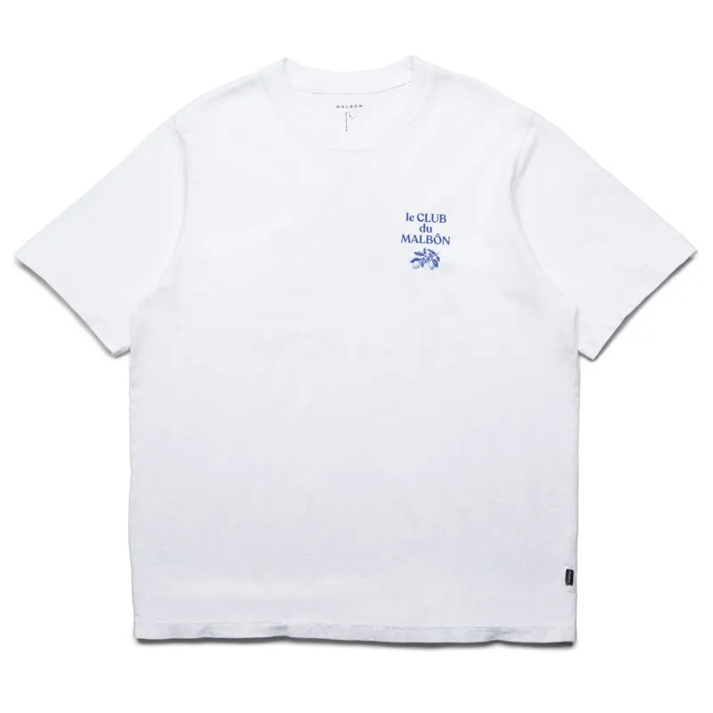 Malbon Golf Voyage Tee - White