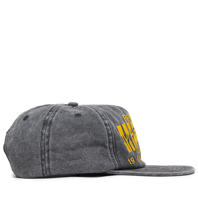 Market Farmers Market 5-Panel Snapback - Washed Black