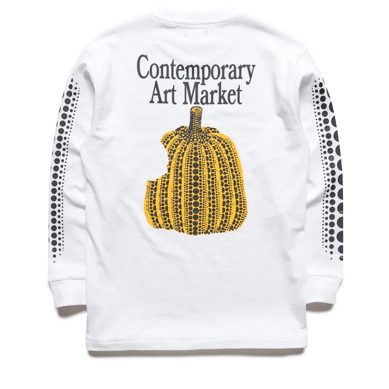 Market Infinity Gourd L/S Tee - White